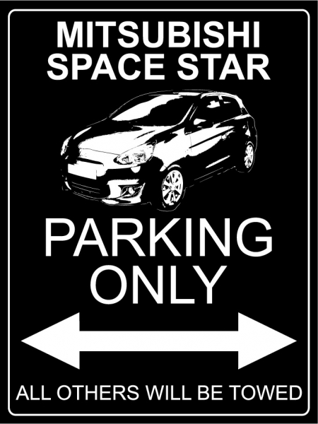 Mitsubishi Space Star Parking Only